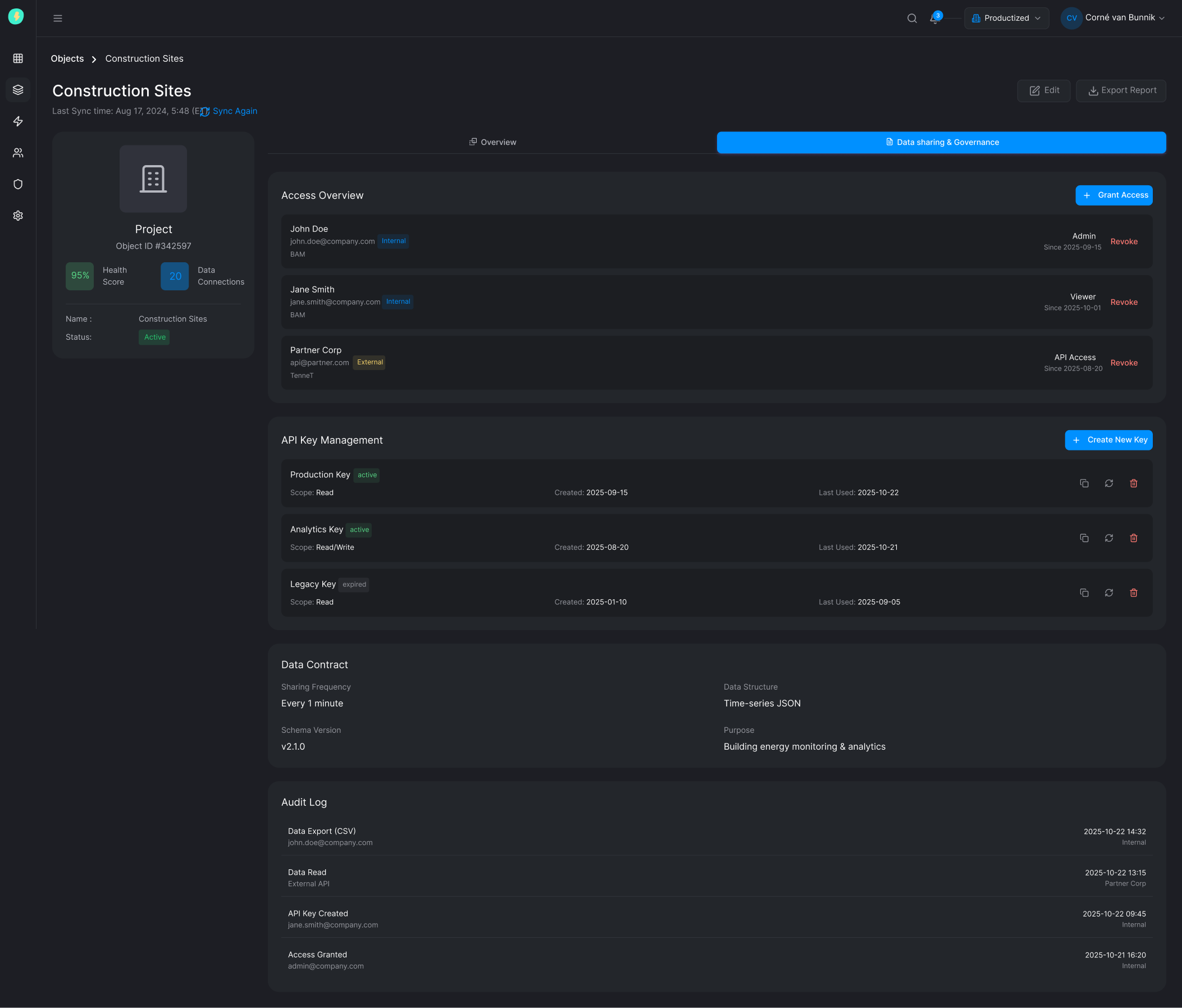 EDX governance dashboard